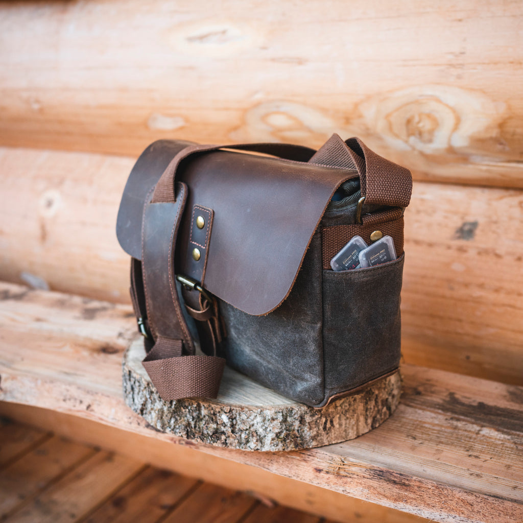 Kameratasche, Messenger Bag, Canvas, Retro, Vintage, wasserabweisend, DSLR, DSLM