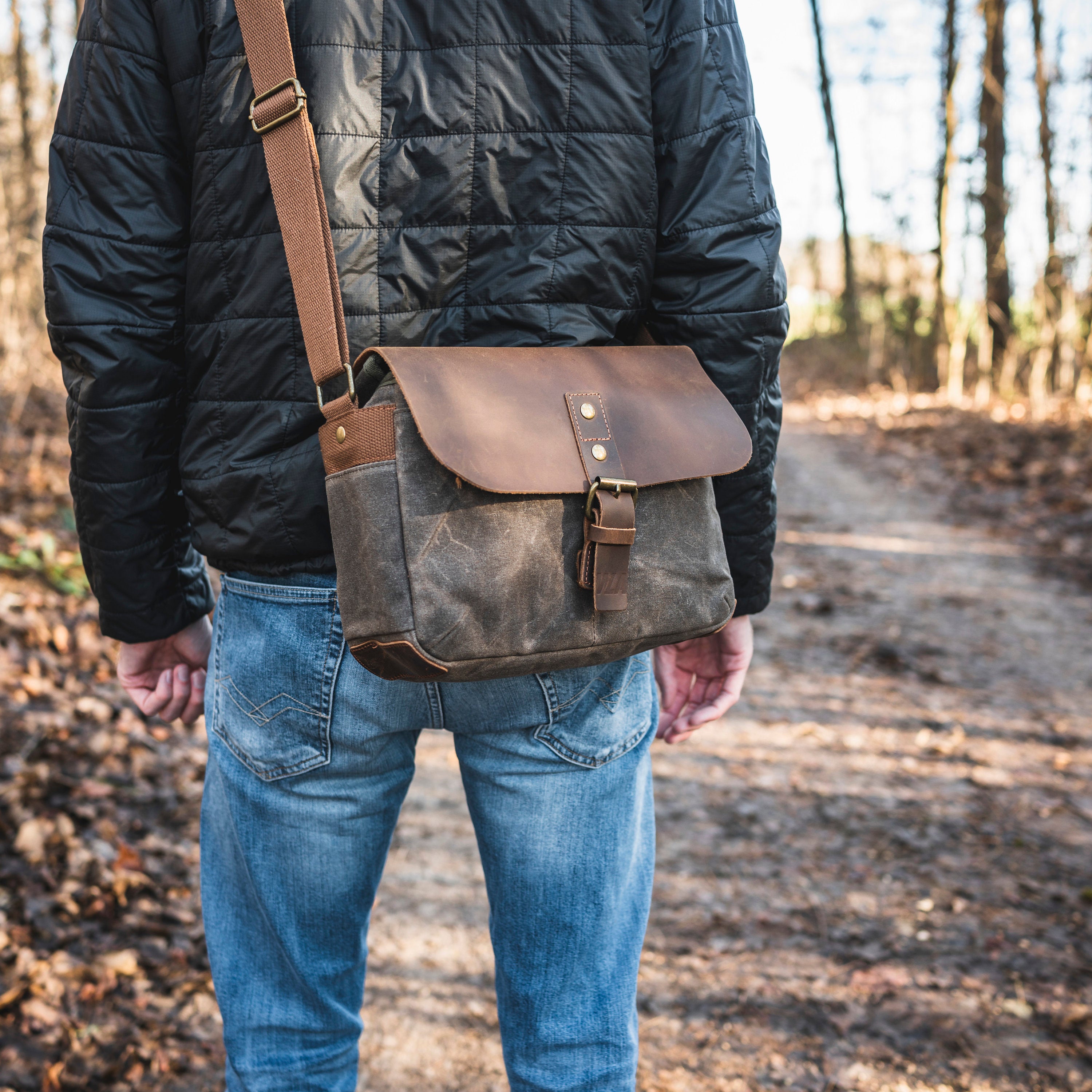 Kameratasche, Messenger Bag, Canvas, Retro, Vintage, wasserabweisend, DSLR, DSLM