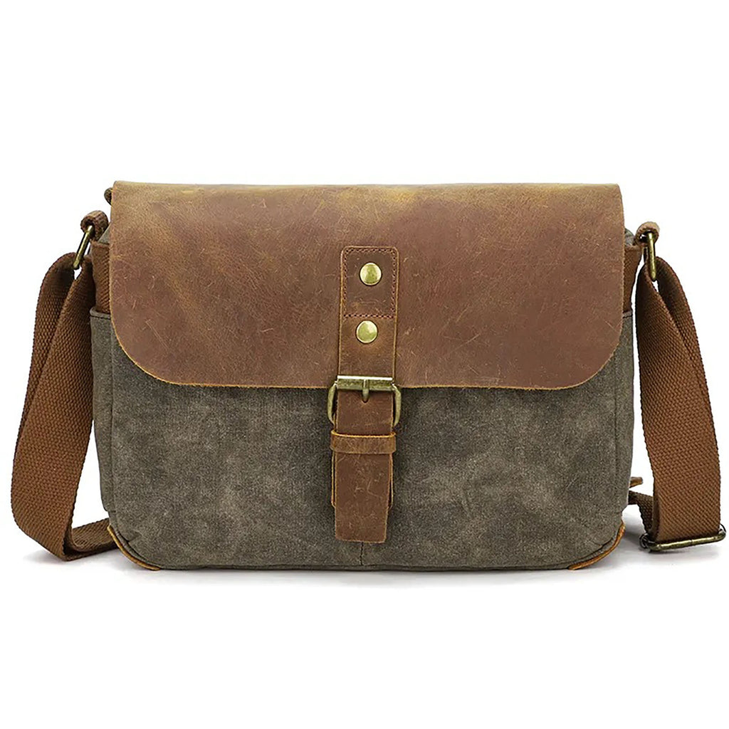 Kameratasche, Messenger Bag, Canvas, Retro, Vintage, wasserabweisend, DSLR, DSLM