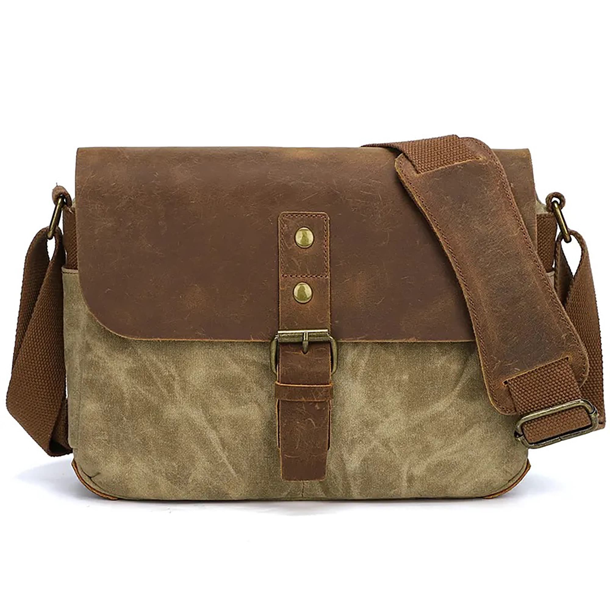 Kameratasche, Messenger Bag, Canvas, Retro, Vintage, wasserabweisend, DSLR, DSLM