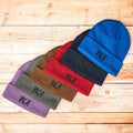 Beanie Mütze WLA, gestrickt, Acryl, unisex, onesize, verschiedene Farben