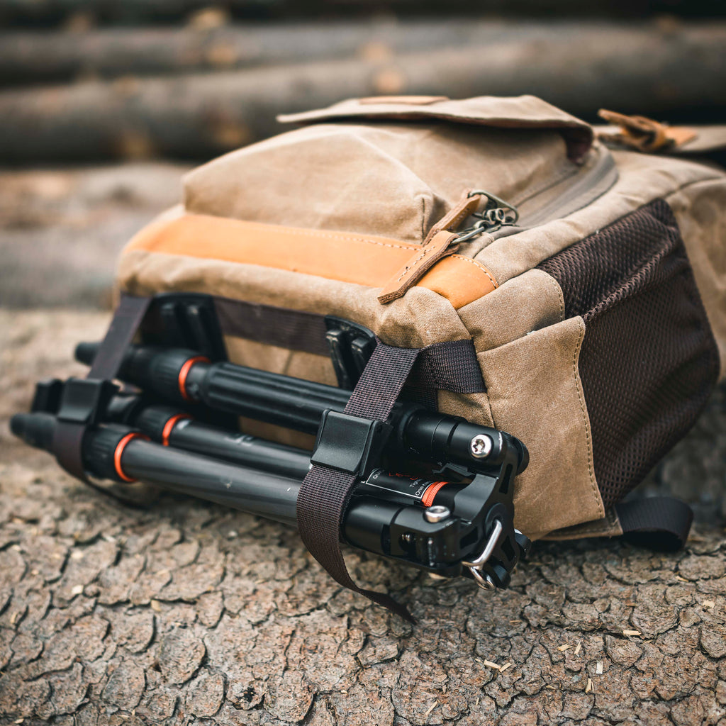 Retro Rucksack, Kamerarucksack, Canvas, wasserabweisend, DSLR, DSLM