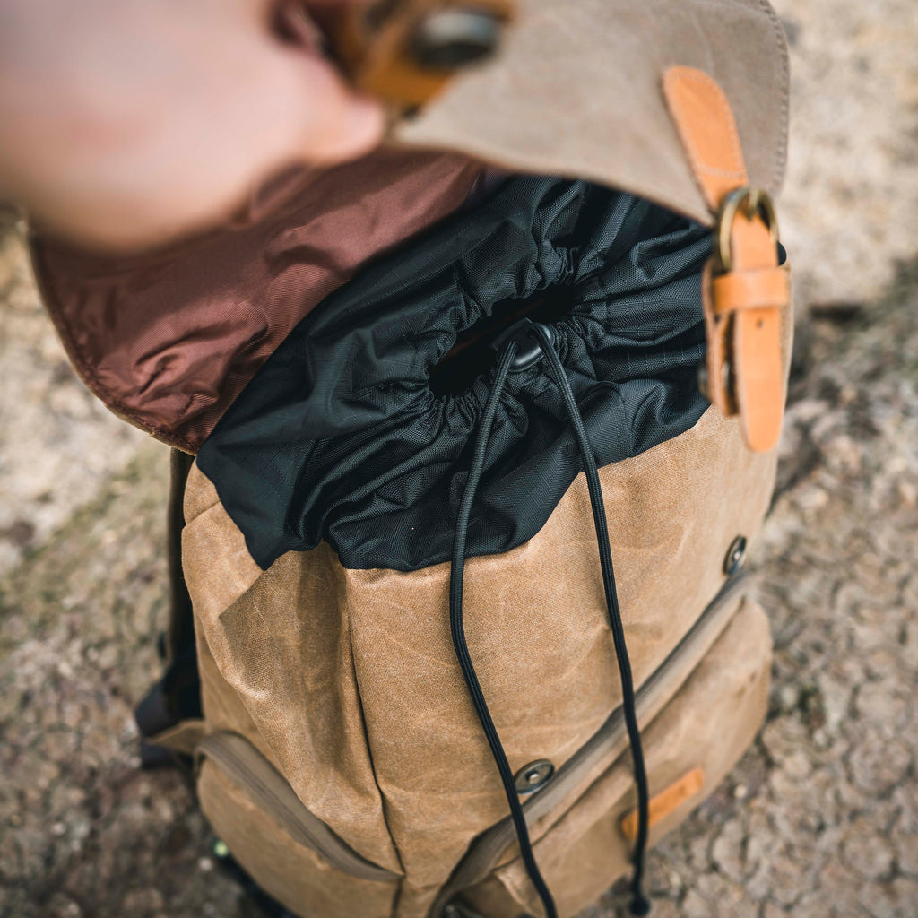 Retro Rucksack, Kamerarucksack, Canvas, wasserabweisend, DSLR, DSLM