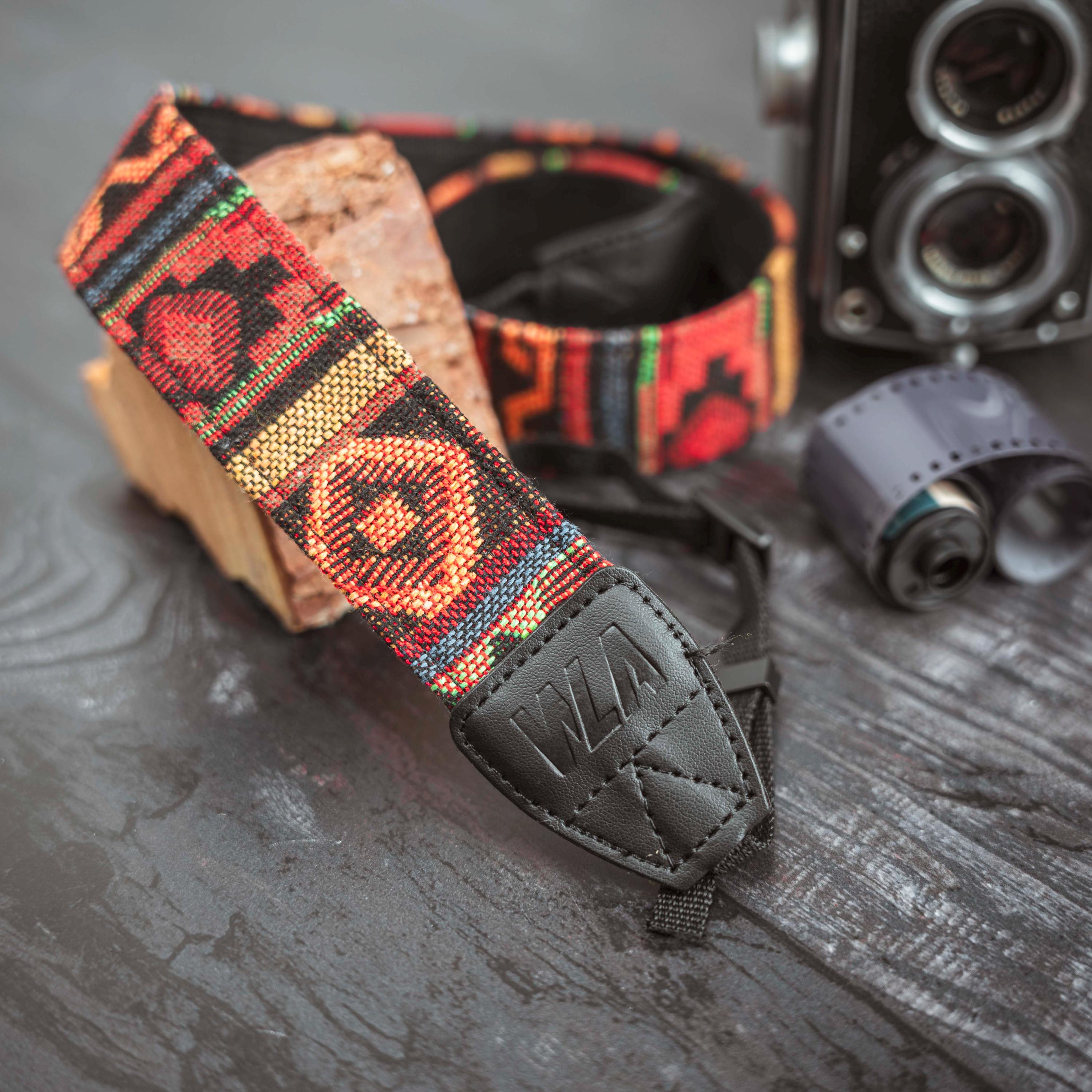 Kameragurt, Schultergurt Vintage/ Boho/ Retro, personalisierbar, Sony/ Canon, Nikon/ Olympus/ Pentax