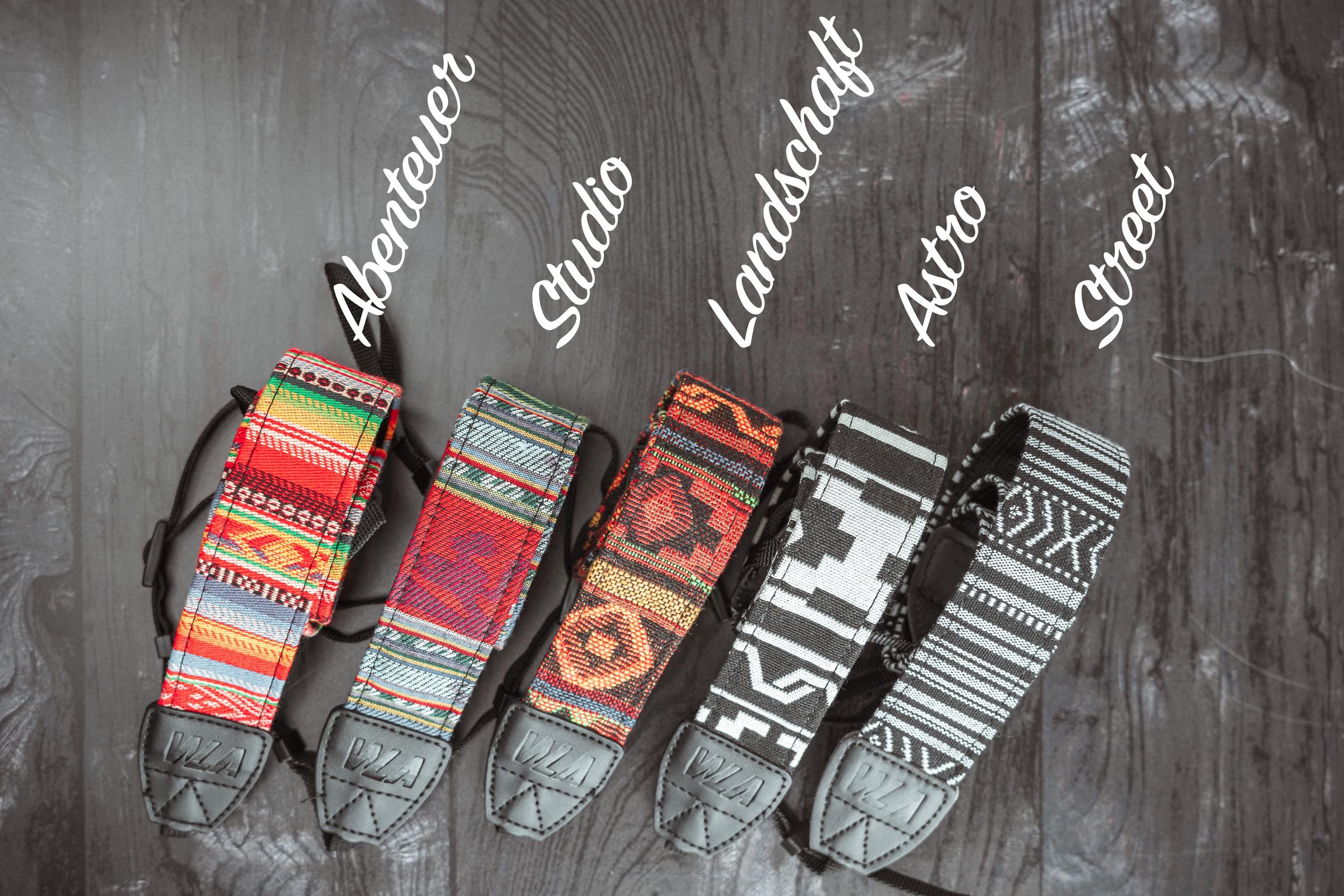 Kameragurt, Schultergurt Vintage/ Boho/ Retro, personalisierbar, Sony/ Canon, Nikon/ Olympus/ Pentax