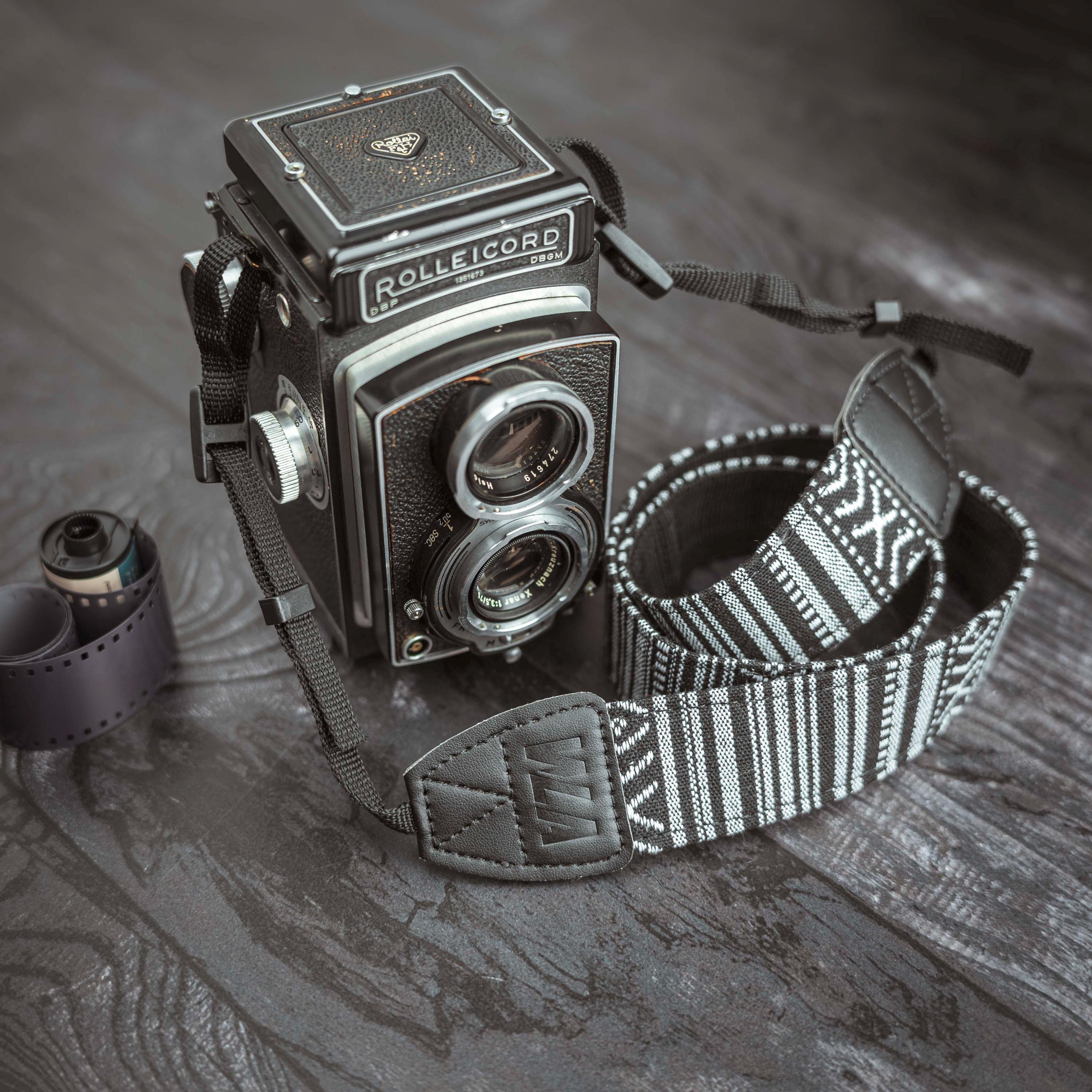 Kameragurt, Schultergurt Vintage/ Boho/ Retro, personalisierbar, Sony/ Canon, Nikon/ Olympus/ Pentax